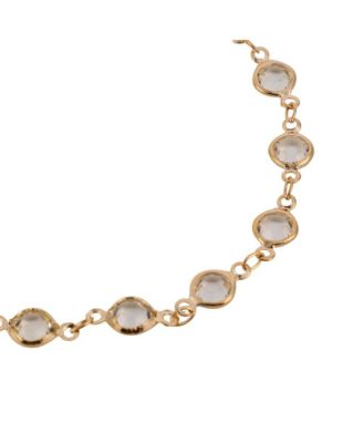 Women's The Cristal-Link Chain Anklet - California Gold