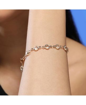 Women's The Cristal-Link Chain Anklet - California Gold