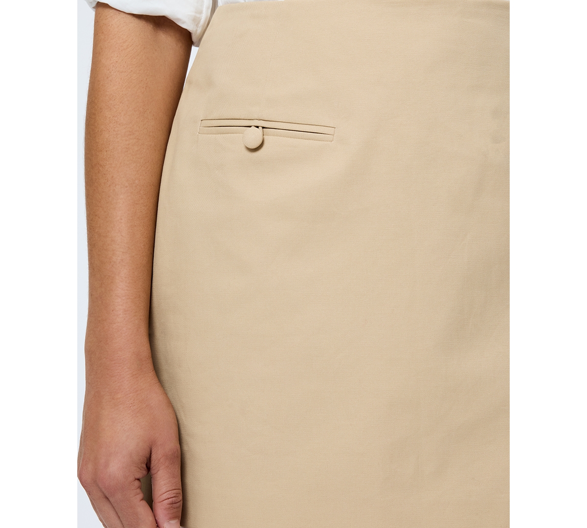 French Connection Women's Side Zipper Mini Skirt