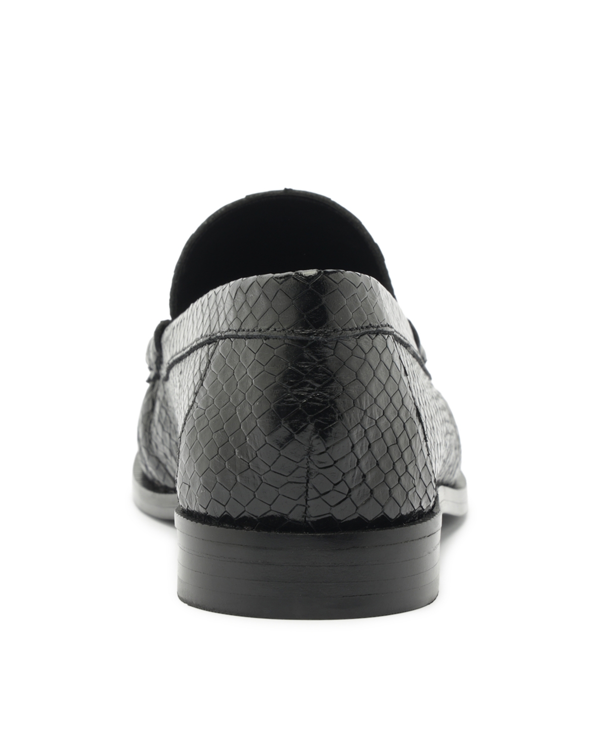 Schutz Snakeskin Tyche Loafer In Black, Women's At Urban Outfitters In Black