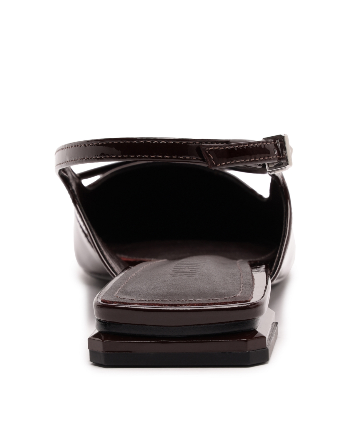 Schutz Violetta Sculpt Slingback Ballet Flat In Maplewood, Women's At Urban Outfitters In Black