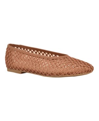 Women's Delicate Woven Mesh Ballet Flats