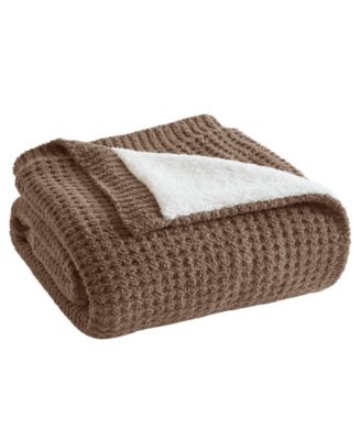 Rowan Waffle Knit Chenille Throw, 50" x 60"