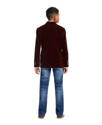Boys' 8-20 Velvet Sport Coat