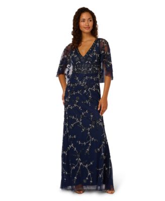 Adrianna Papell - Women's Off The Shoulder Long Dress