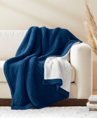 Rowan Waffle Knit Chenille Throw, 50" x 60"