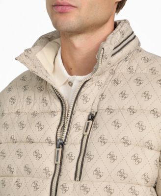 Men's Regular-Fit Color-Block Puffer Jacket