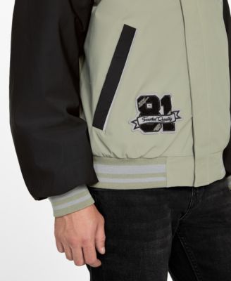 Men's Regular-Fit Varsity Bomber Jacket