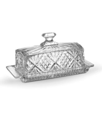 Godinger Serveware, Dublin Covered Butter Dish - Macy's