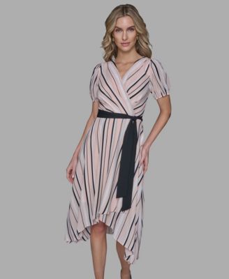 Women's V-Neck Midi Dress