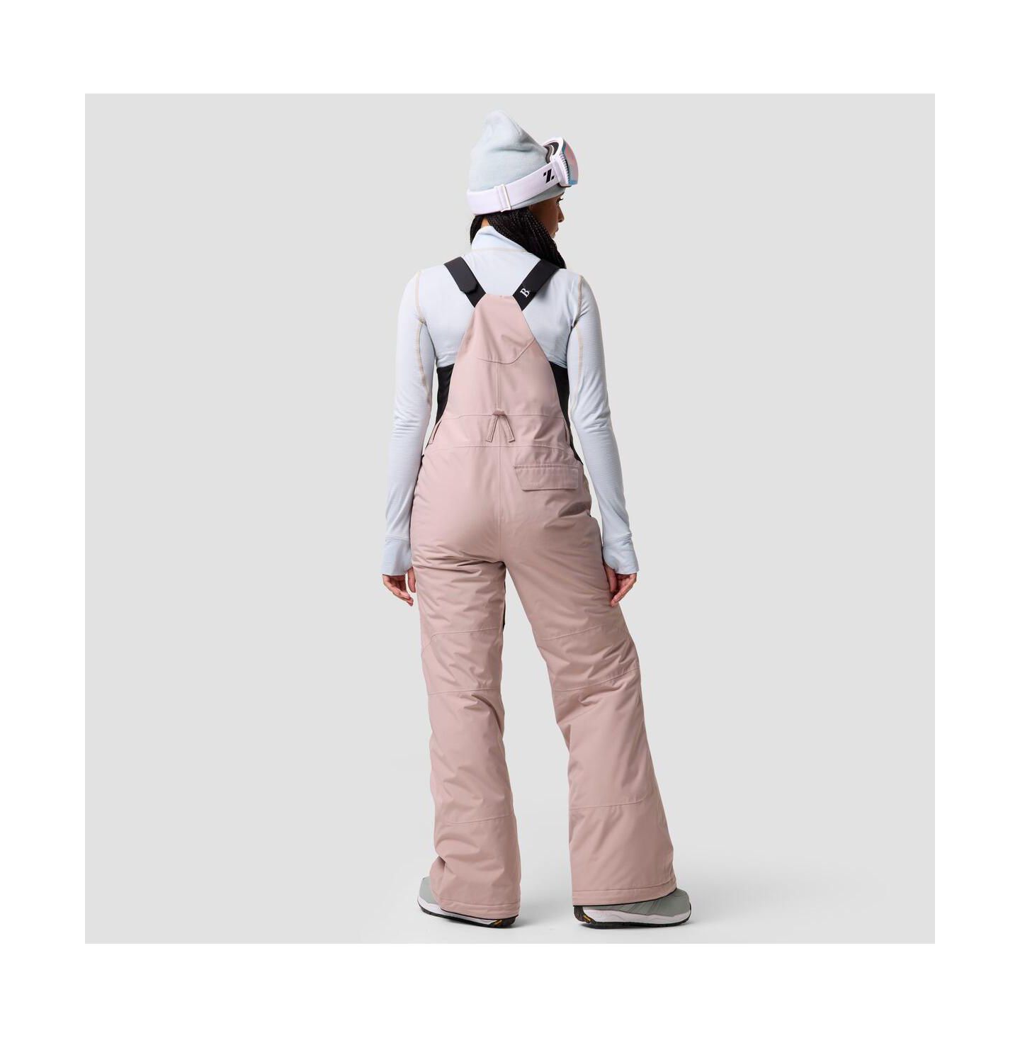 Женские брюки Backcountry CrestCruiser Insulated Bib Insulated Ski and Snowboard, цвет: Коричневый — фото 8