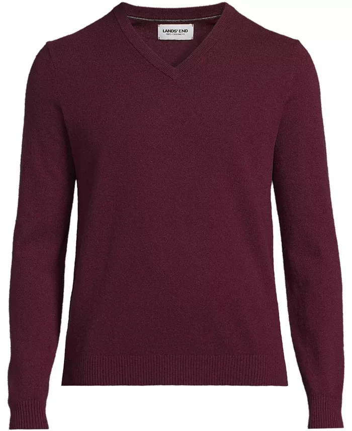 Men's Fine Gauge Cashmere V-neck Sweater - thumbnail 3