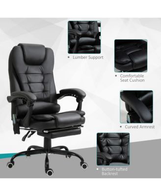 7-Point Vibrating Massage Office Chair with High Back