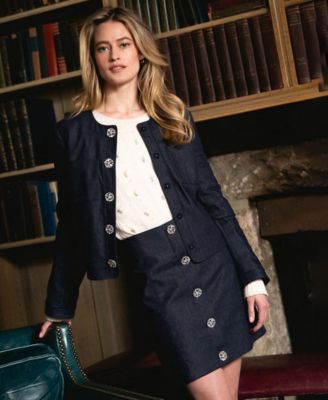 Women's Patch Pocket Long Sleeve Jacket