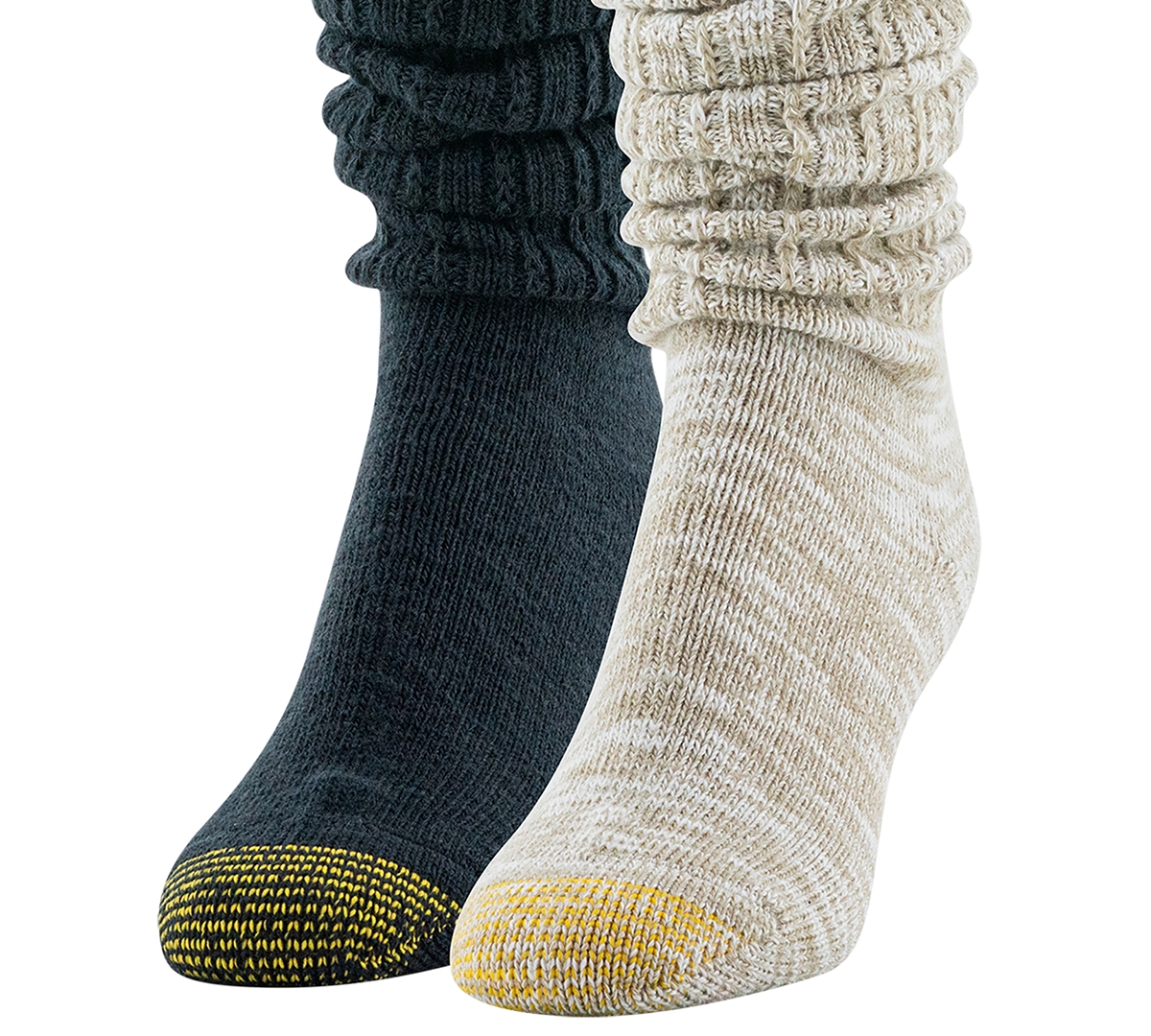 Gold Toe Women's 2-Pack Girlfriend Slouch Crew Socks