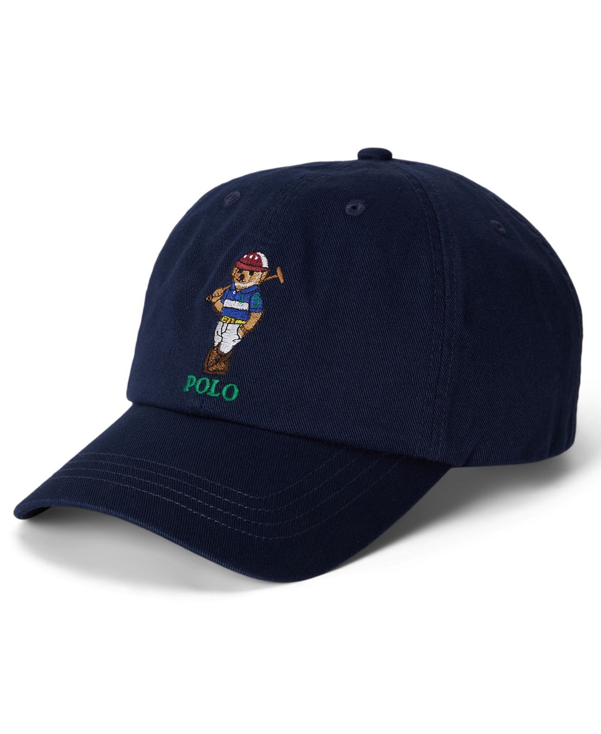 Polo Ralph Lauren Boys 2-7 Bear Embroidered Graphic Twill Ball Cap