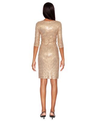 Women's Surplice Sequin Dress