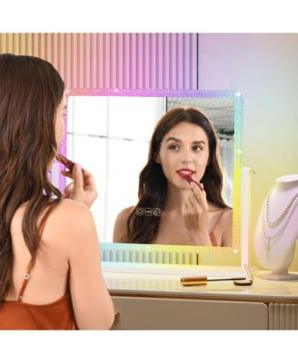18x21" Vanity Mirror with RGB Lights & Touch Controls
