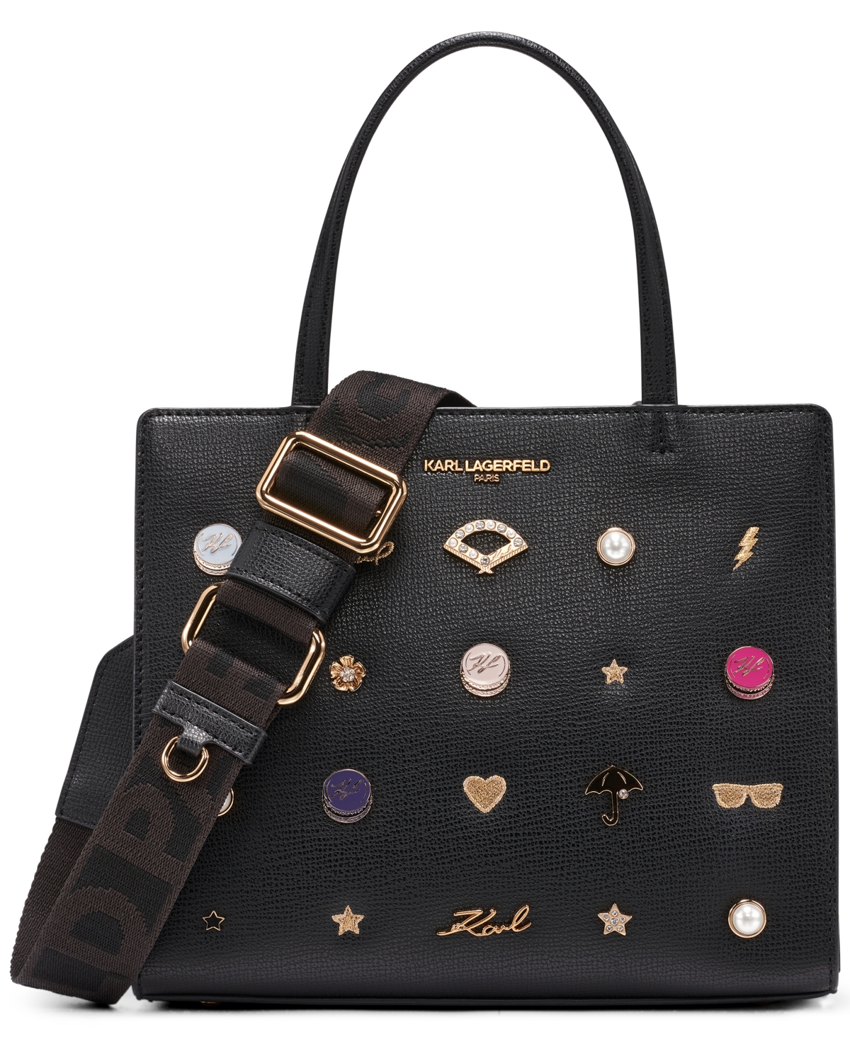Karl Lagerfeld Maybelle Small Satchel Bag In Multi