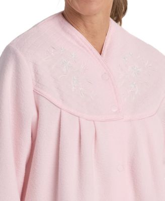 Women's Long-Sleeve Solid Robe