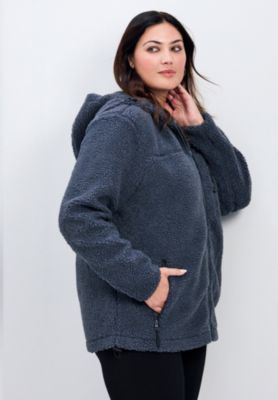 Women's Plus Size Kyla Fleece Zip Front Jacket