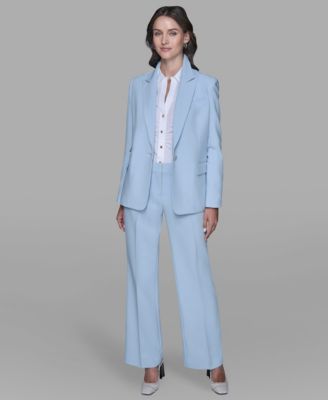 Women's One-Button Single Breasted Blazer Jacket