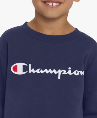 Boys' 4-7 Crewneck T-Shirt and Pants, 2-Piece Set