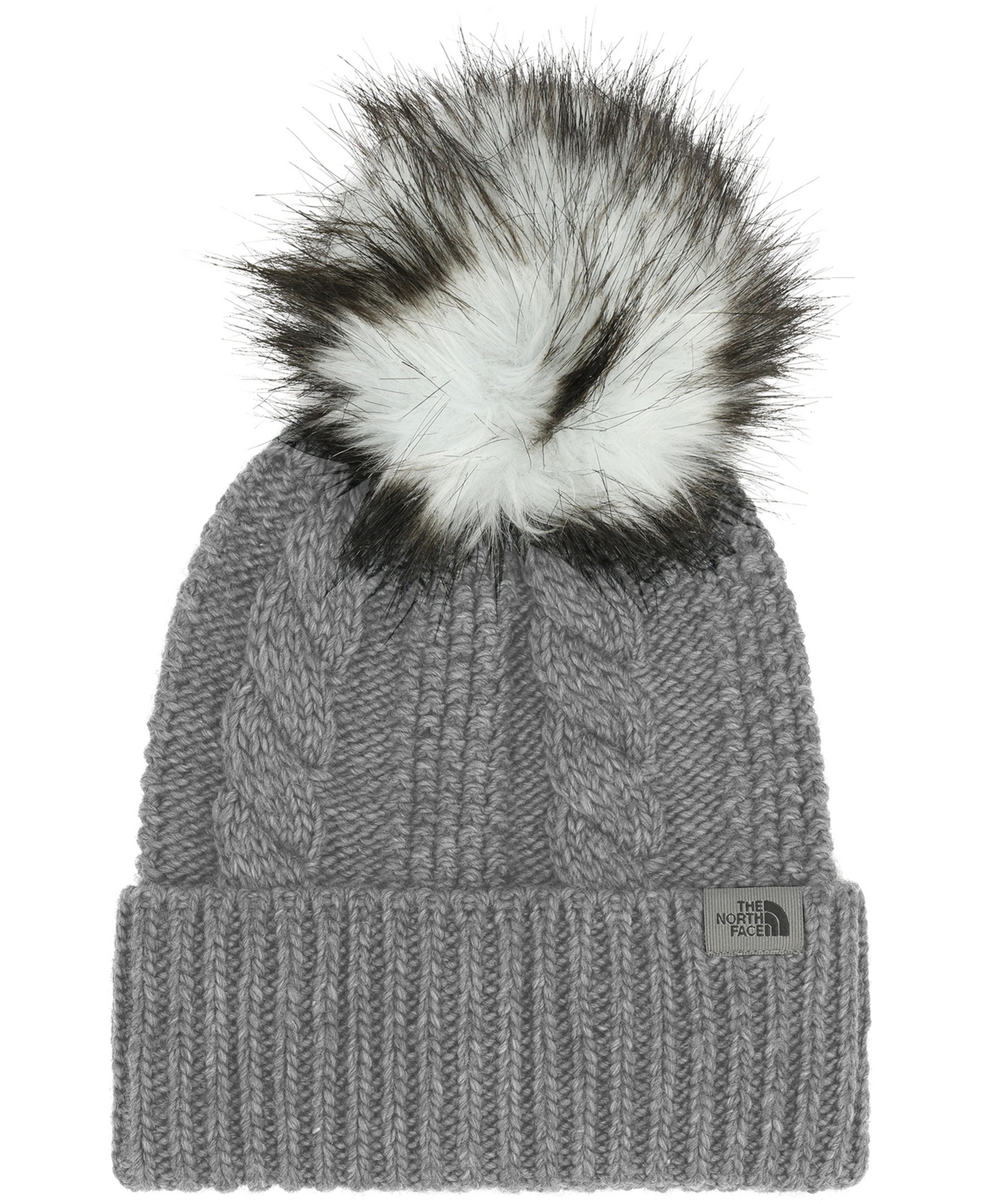 The North Face Women's Oh Mega Pom Beanie In Gray
