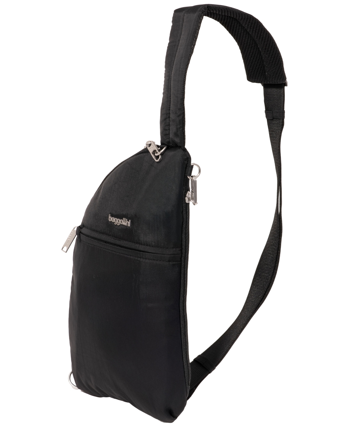 Baggallini Securtex Anti-theft Half Moon Sling In Black