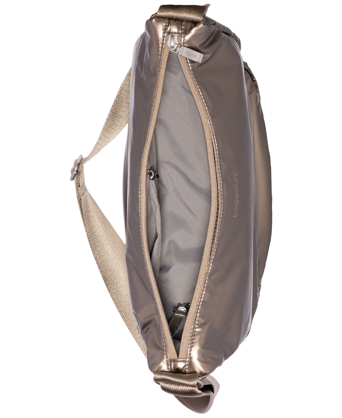 Baggallini Medium Size Swift Crescent Crossbody Bag In Purple