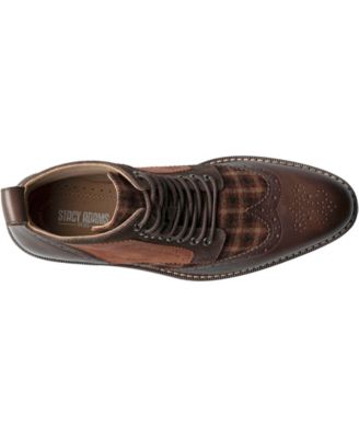 Men's Finnegan Wingtip Lace-Up Boots