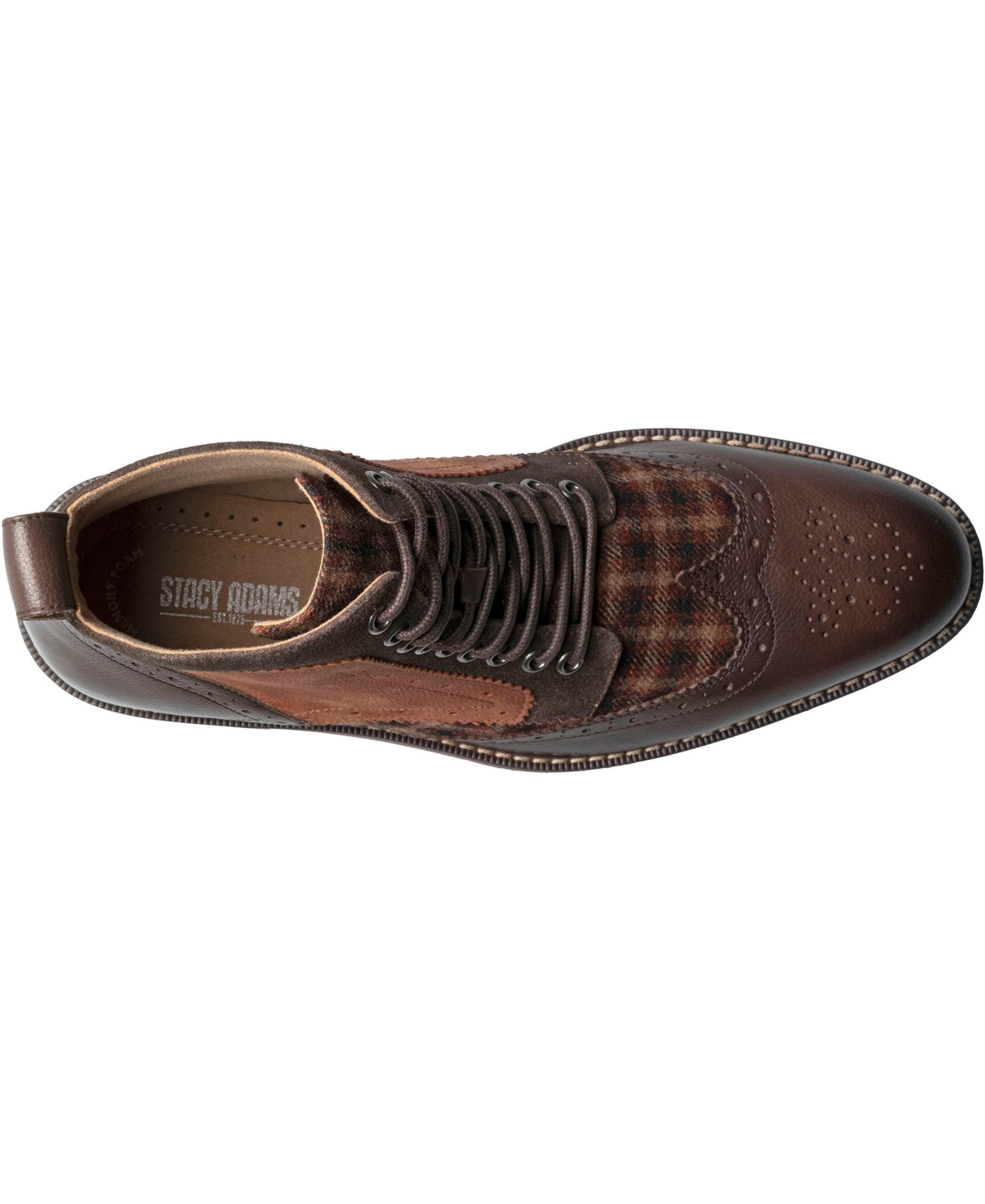 Stacy Adams Men's Finnegan Wingtip Lace-up Boot In Multi
