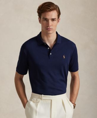 Men's Classic-Fit Soft Cotton Polo Shirt