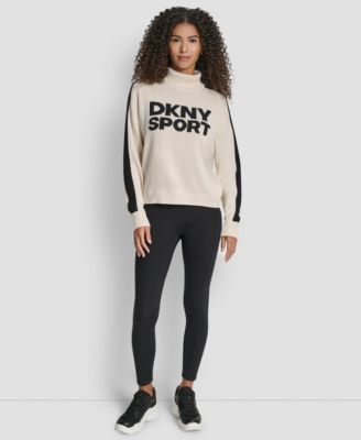 Women's Long-Sleeve Jacquard Logo Sweater