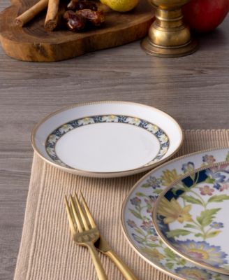 Tusker Garden Set of 4 Bread & Butter/Appetizer Plates, 6.25"