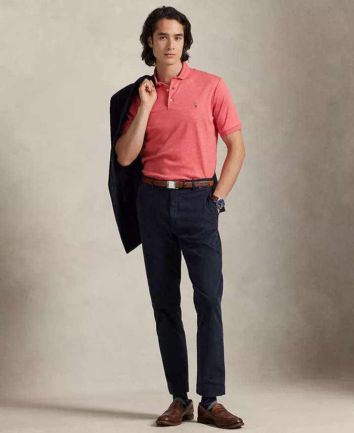 Men's Classic-Fit Soft Cotton Polo Shirt - thumbnail 4