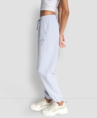 Women's Varsity Embroidered Logo Relaxed Pockets Pull-On Joggers