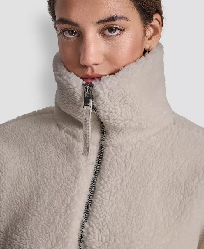Women's Sherpa Mock Neck Jacket - thumbnail 5