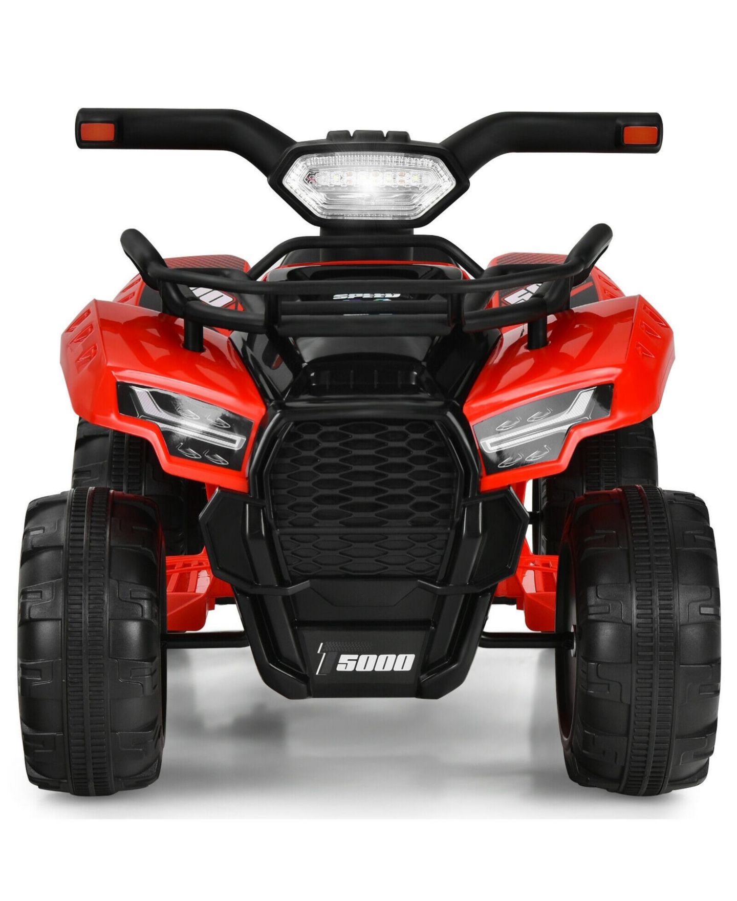 Детская игрушка SUGIFT 6V Quad with LED Headlight & MP3 Electric Ride-On ATV, 44 Lb. Capacity, Ages 18 Months+, цвет: Красный — фото 5