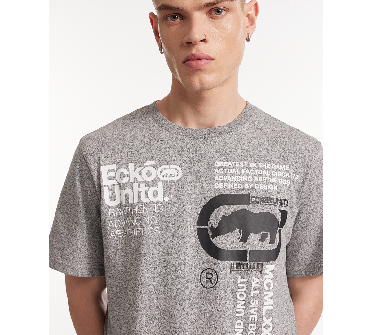Ecko Unltd Men's Double-a Short Sleeve Knit T-Shirt