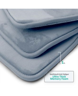Non-Slip, Ultra Soft Plush, Memory Foam Bath Rug - Large 20"x32"