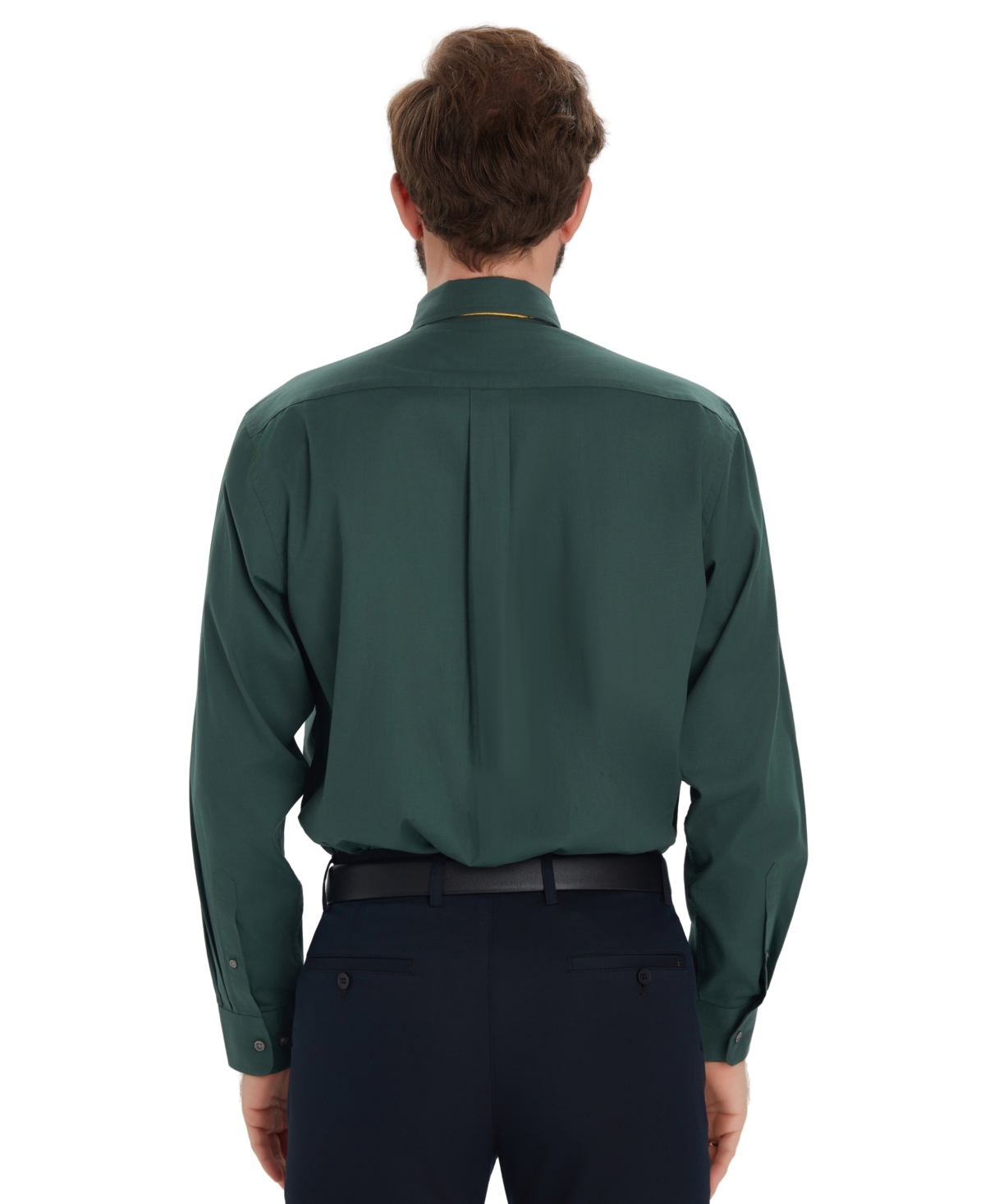 Club Room Men's Pinpoint Button Front Solid Dress Shirt, Macy's Exclusive