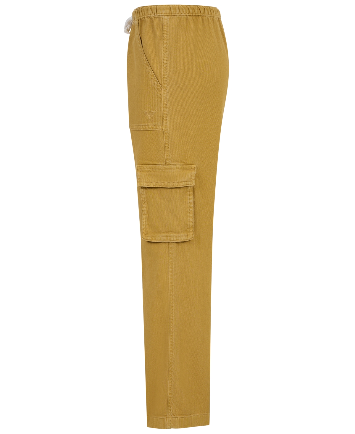 Roxy Big Kid Girls Wide Leg Cargo Pant In Gold