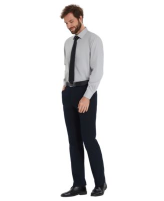 Men's Solid Regular-Fit Dress Shirt, Macy's Exclusive