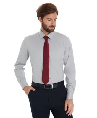 Men's Solid Slim-Fit Dress Shirt, Macy's Exclusive