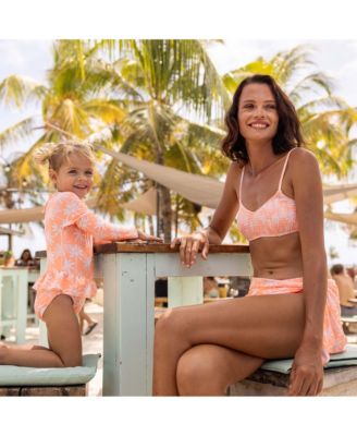 Baby Girls Cali Palms Recycled Skirt Surf Suit