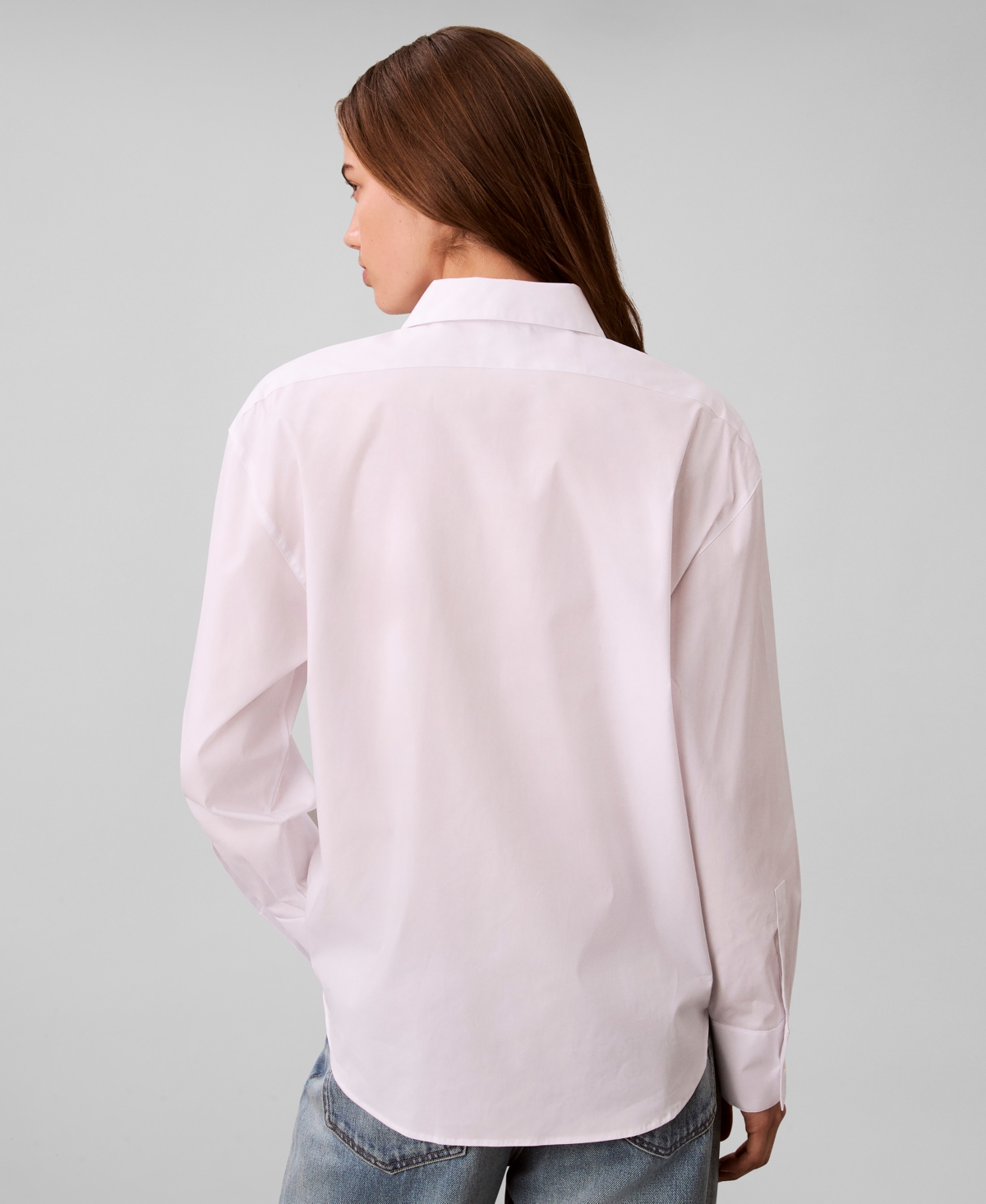 Calvin Klein Women's Relaxed Button-Down Shirt