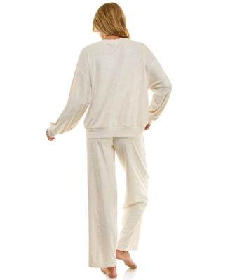 Women's Long Sleeve Crew Neck and Pant Set