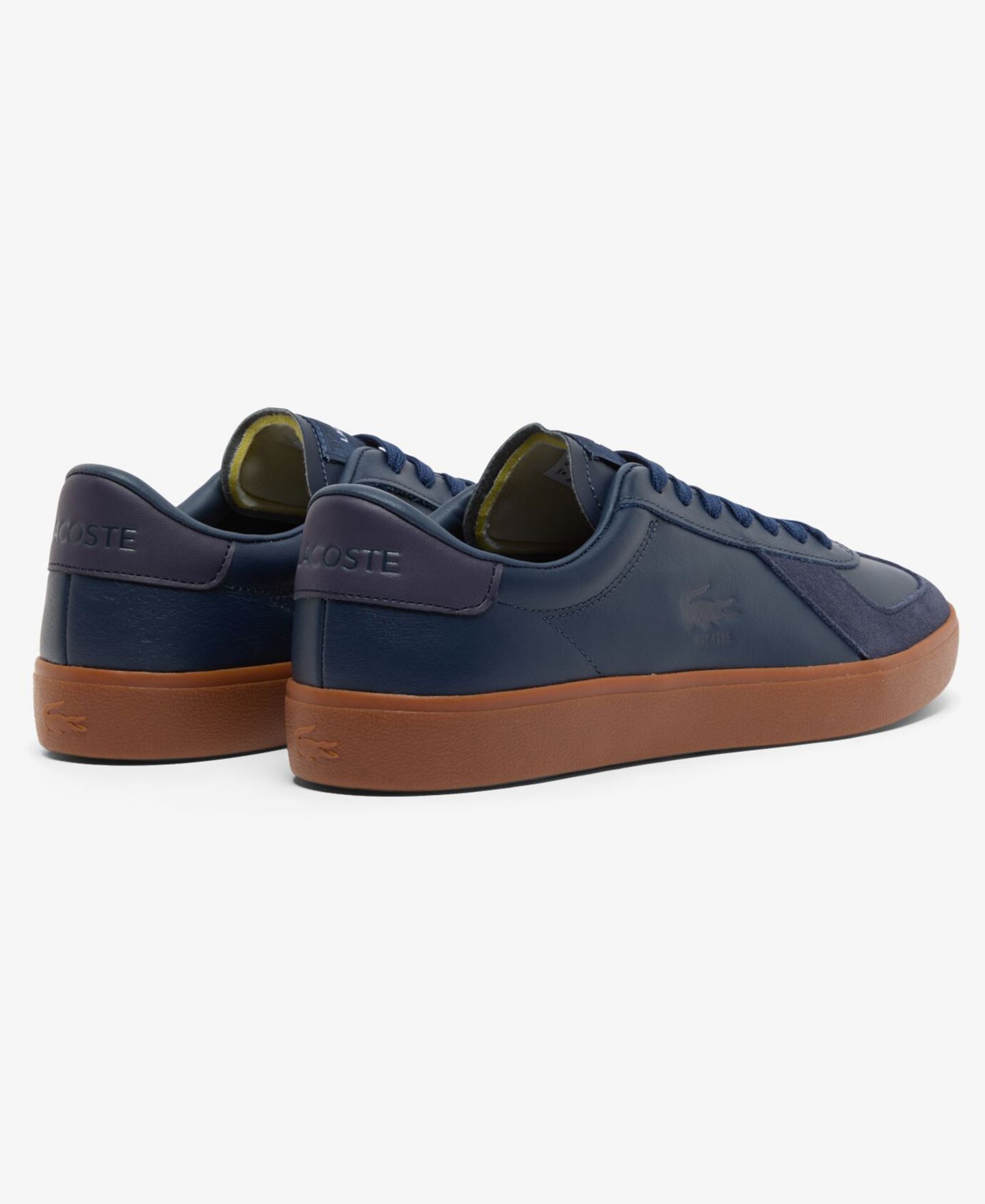Мужские кроссовки Lacoste Lace-Up Round-Toe, цвет: Тёмно-синий — фото 2