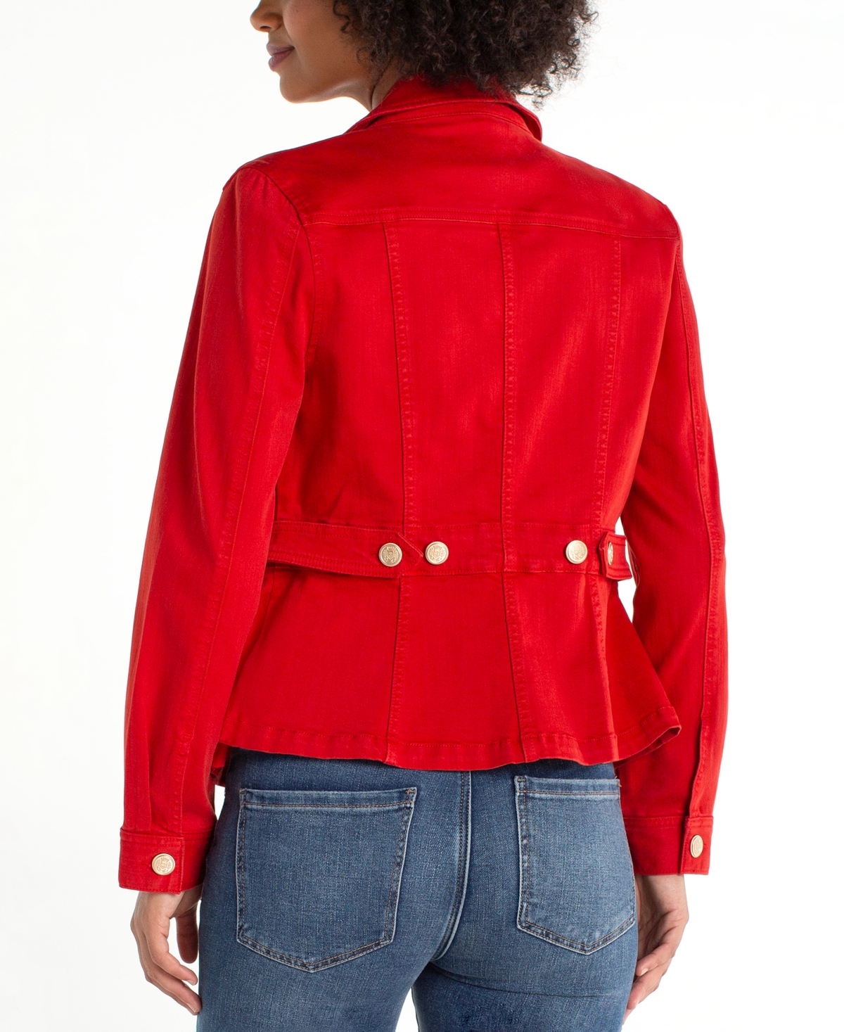 Liverpool Los Angeles Petite Tab Detail Button Front Jacket